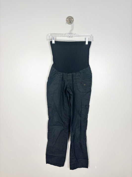 S - Motherhood Black Cotton Pant