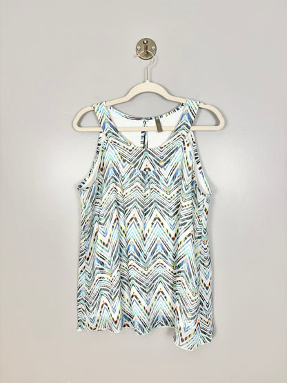 S - Thyme Geometric Pastels Blouse
