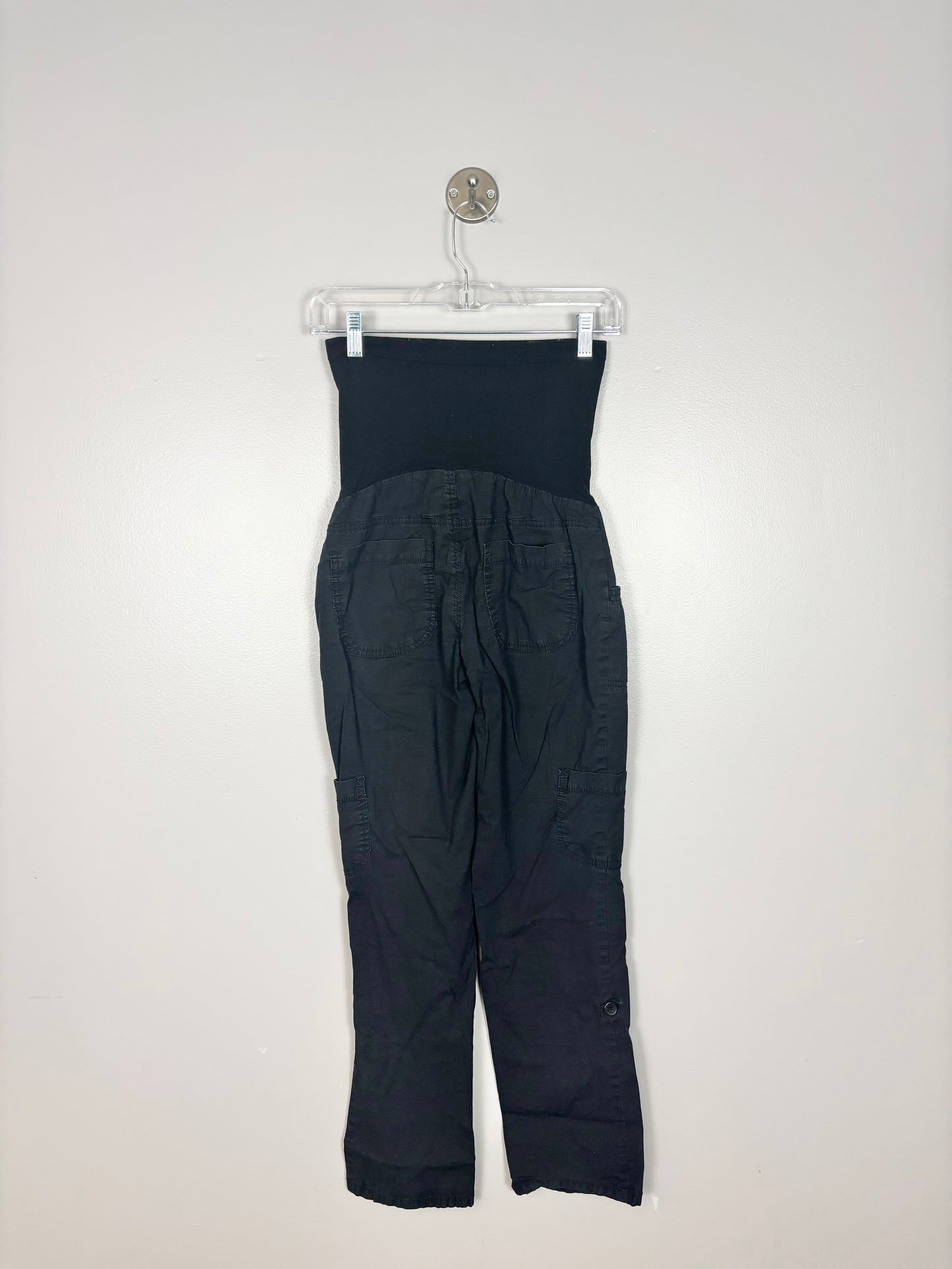 S - Motherhood Black Cotton Pant