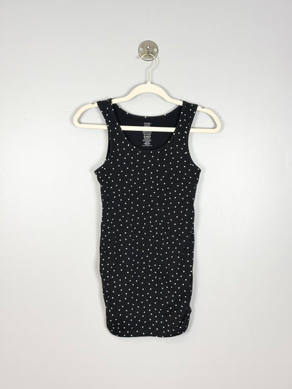 S - George Polka Dot Black Tank
