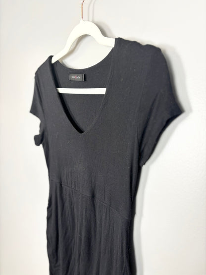 S - Stork & Babe Black Stretch Shirt