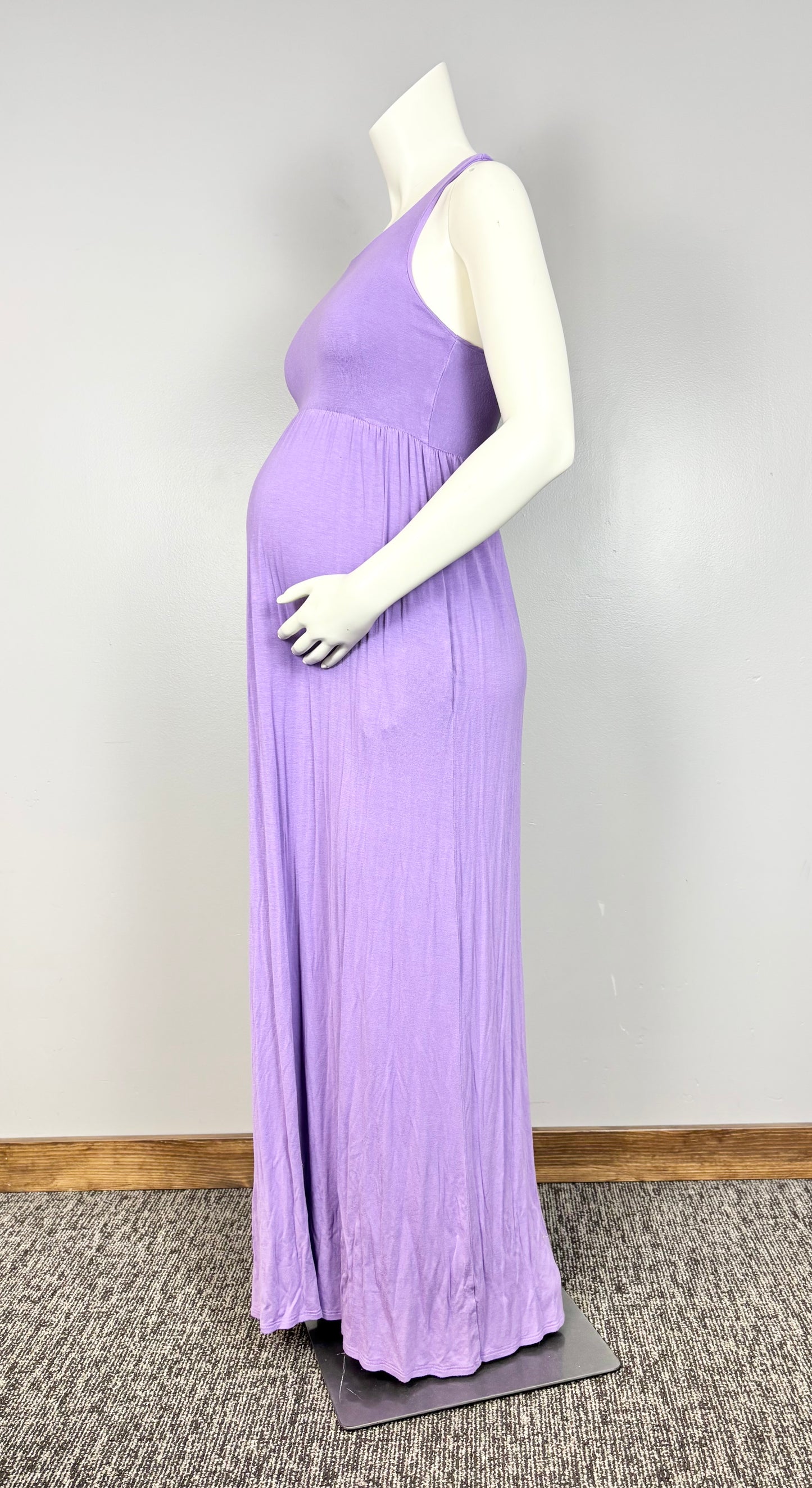 S - Beeson River Lavender Maxi Dress