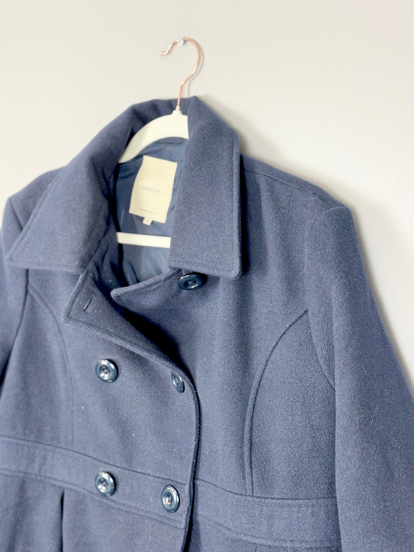 M - Nappies Navy Dress Coat