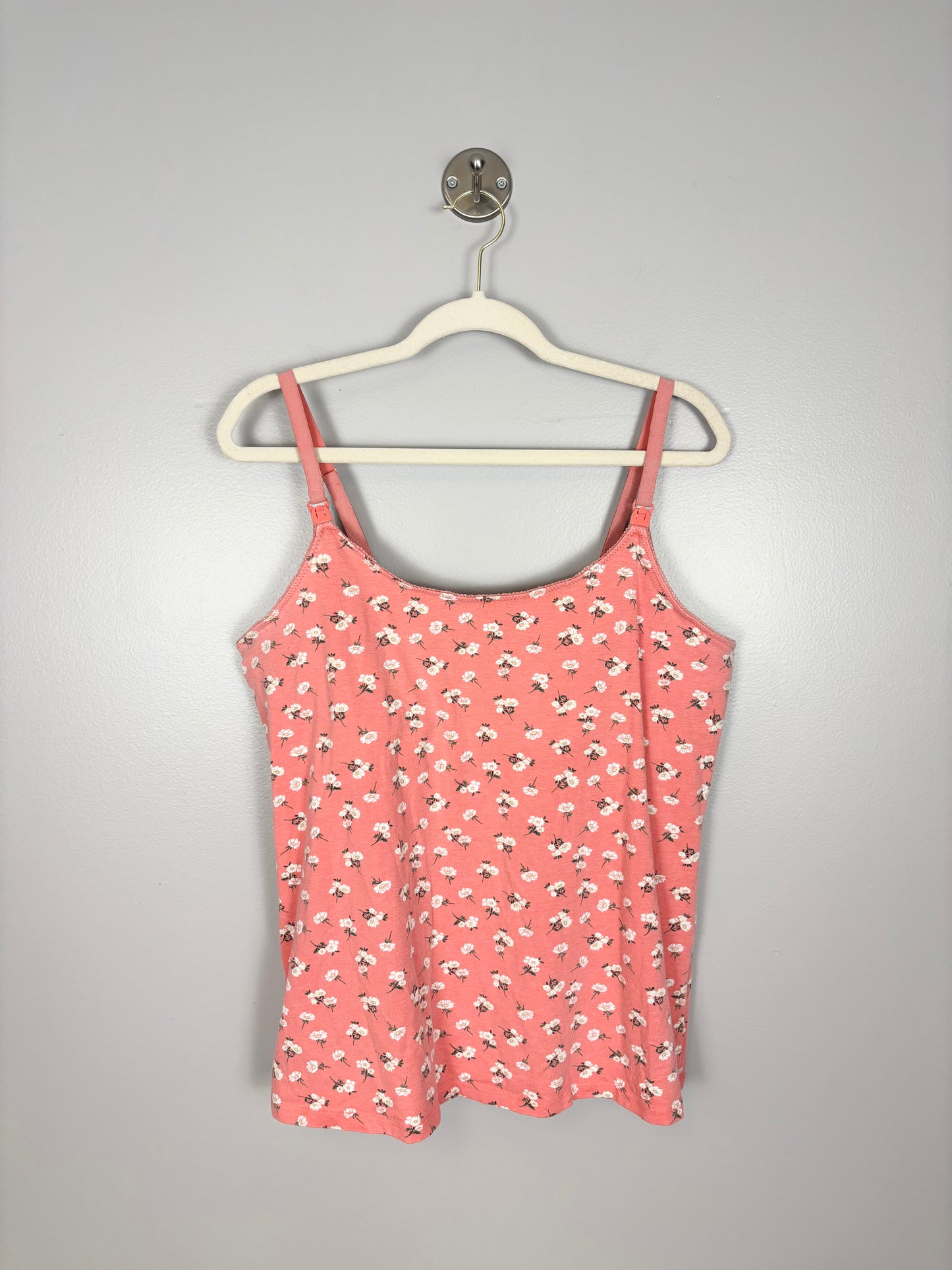XL - George Pink Floral Nursing Tank