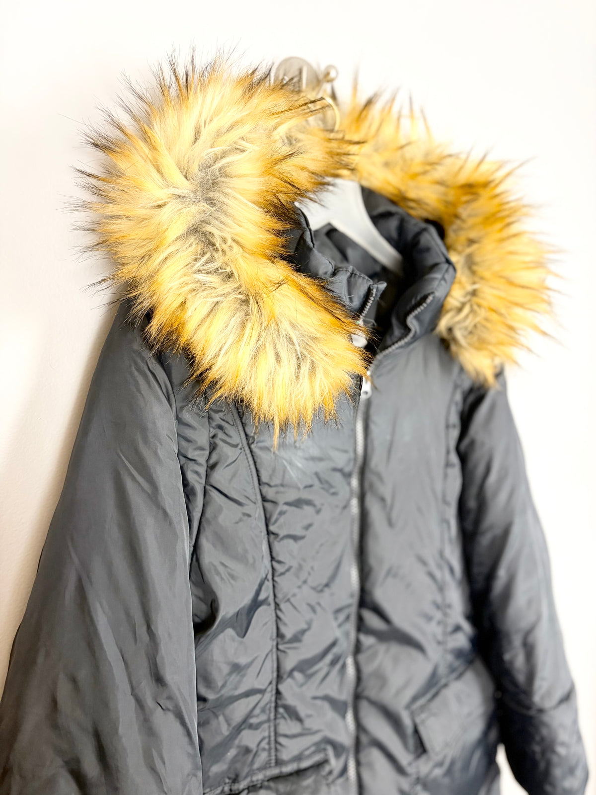 XL - Modern Eternity Quilted Black Puffer Jacket