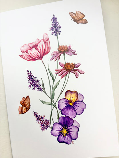 Spring Florals Greeting Card