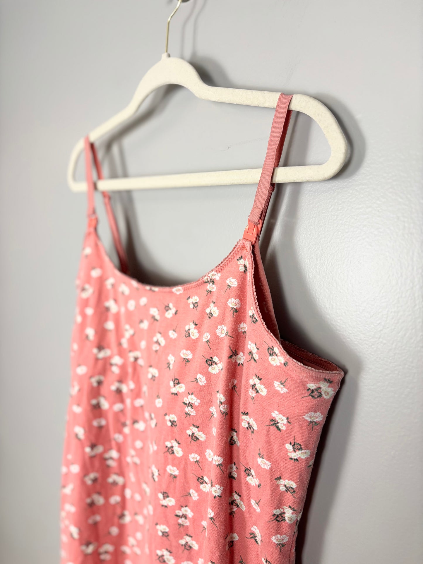 XL - George Pink Floral Nursing Tank