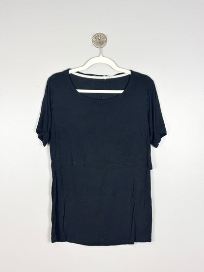 M - Smallshow Black Nursing Shirt