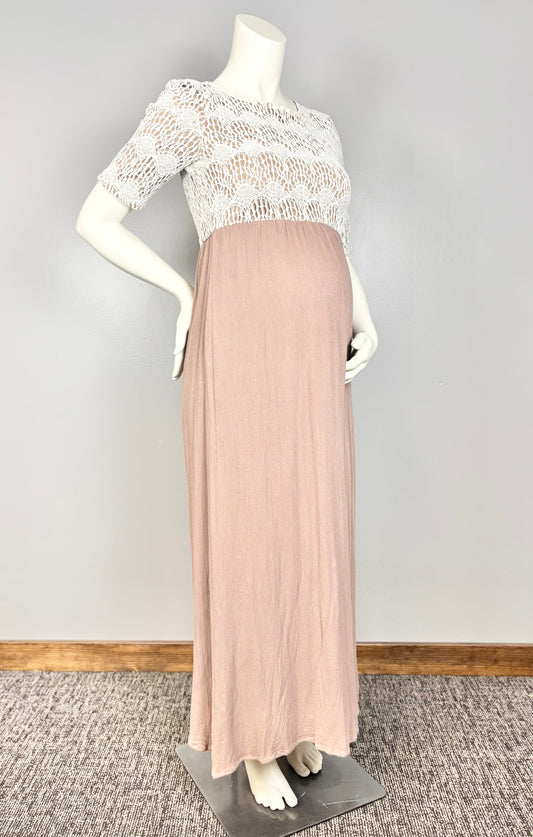 M – Journey Five Lace Bodice Maxi Dress