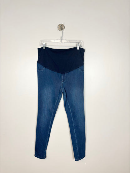L - Paisley Sky Blue Jegging