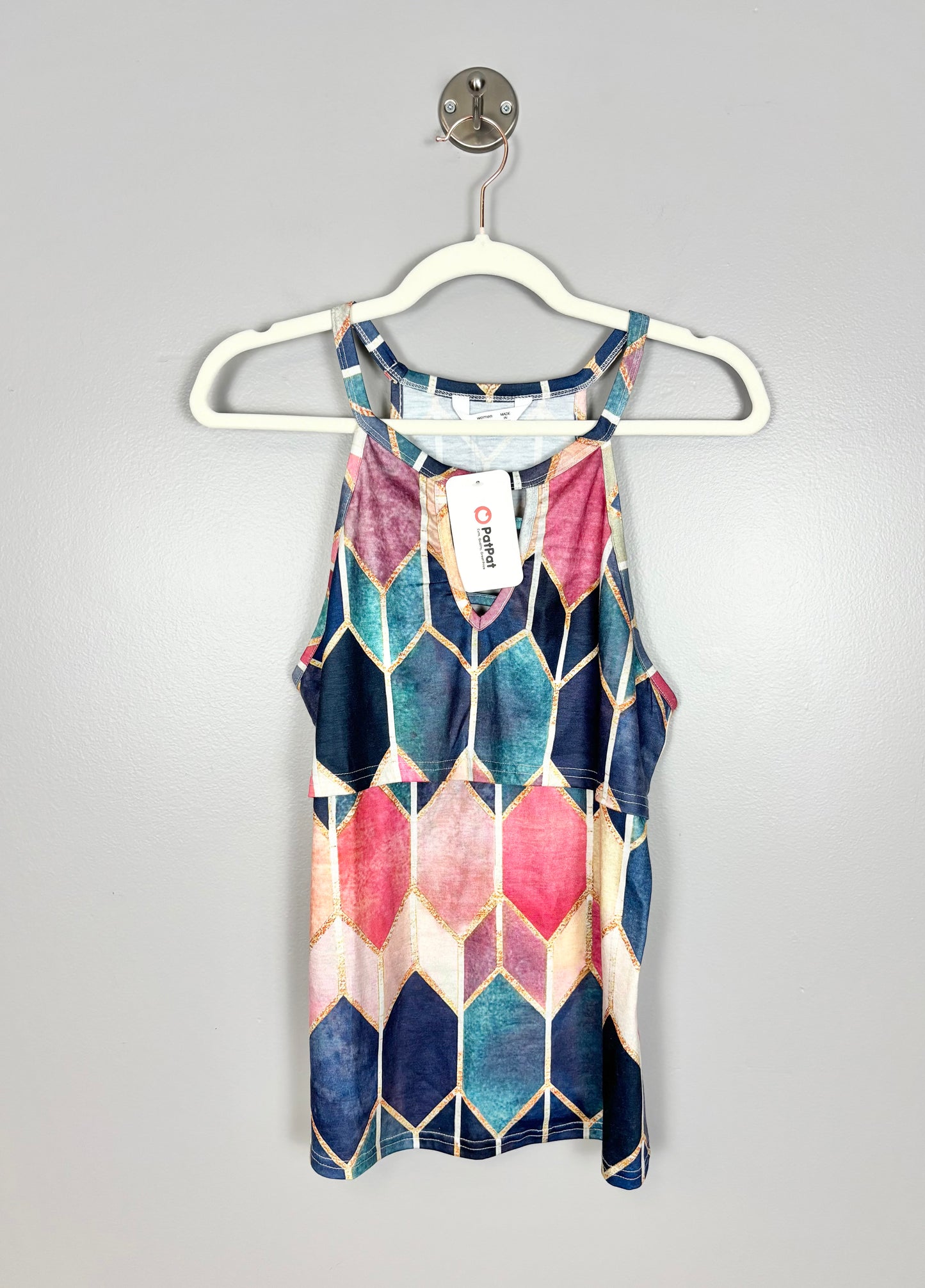 M - PatPat Stained Glass Nursing Tank