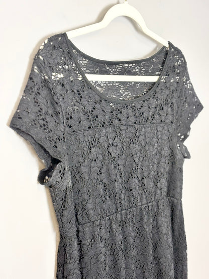 L - Unknown Brand Black Lace Dress