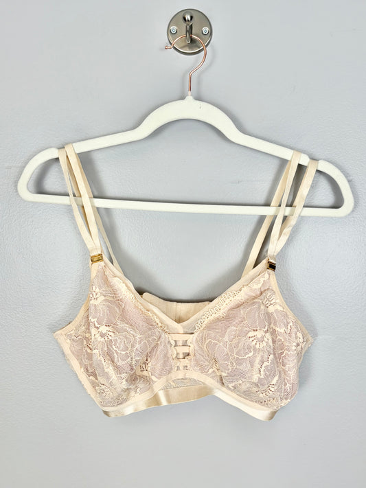 M/36H - Hot Milk Peach Lace Nursing Bra (Copy)