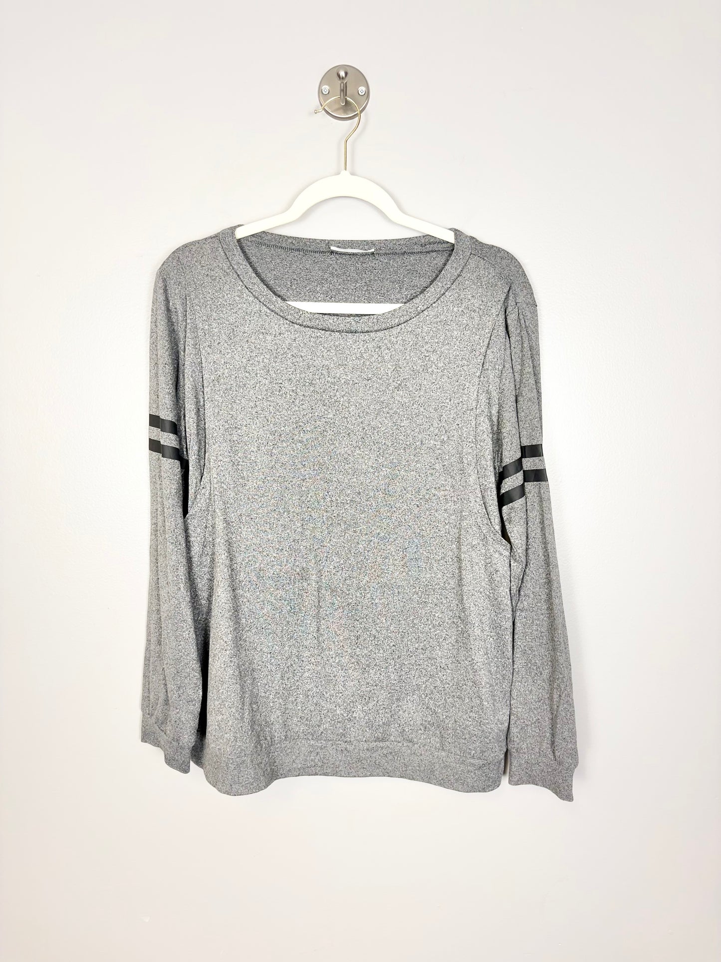 L - Dark Grey Longsleeve Nursing Shirt