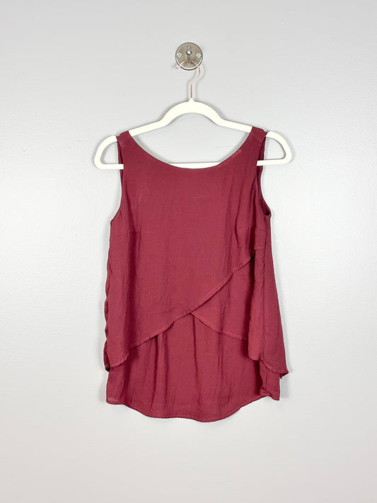 XS/S - Jules & Jim Cabernet Sleevless Blouse