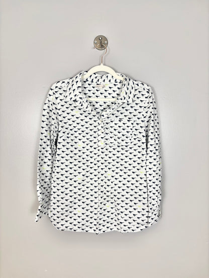 S - Gap Songbird Button-Front Blouse