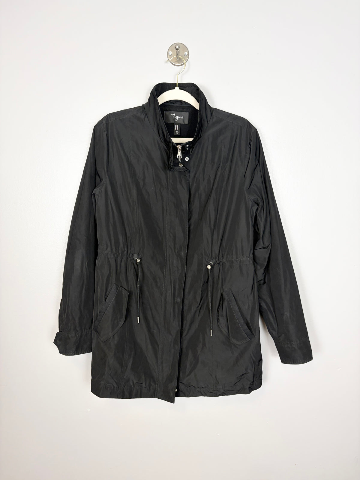 L - Thyme Black Maternity Shell