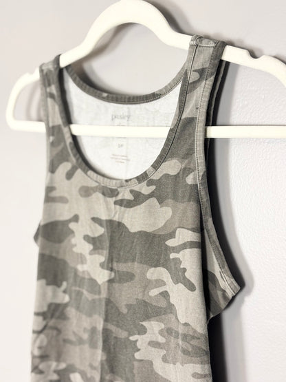 S - Paisley Sky Camo Tank