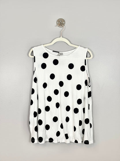 L/Size 12 - ASOS Polka Dot Tank