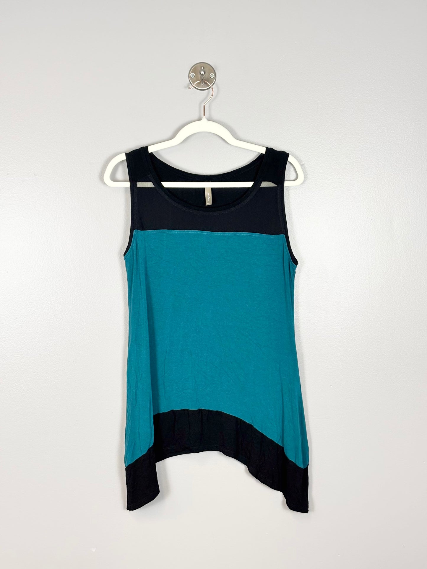 L - Thyme Black & Teal Swing Tank