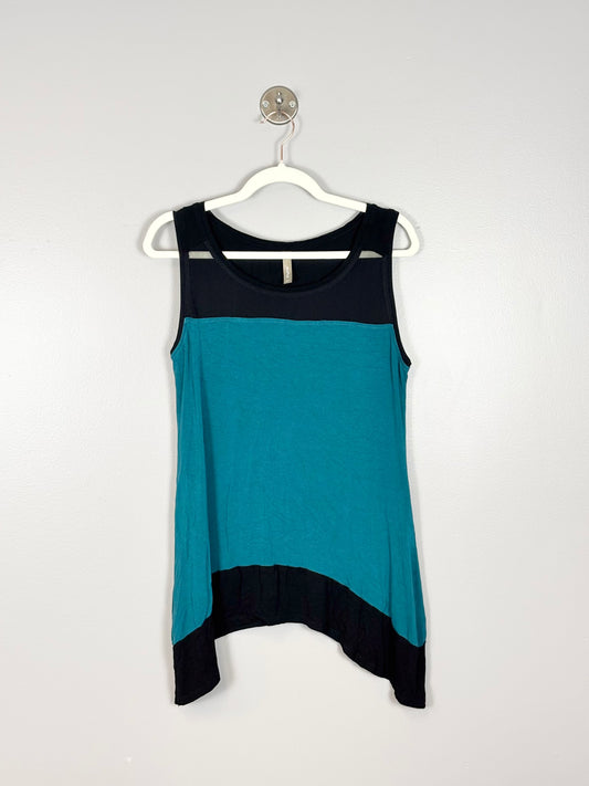 L - Thyme Black & Teal Swing Tank