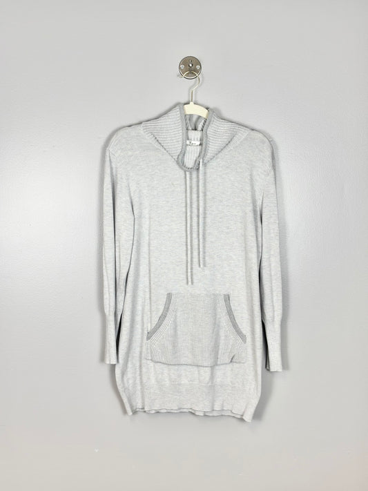 XL - Thyme Grey Kangaroo Maternity Sweater