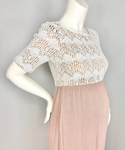 M – Journey Five Lace Bodice Maxi Dress
