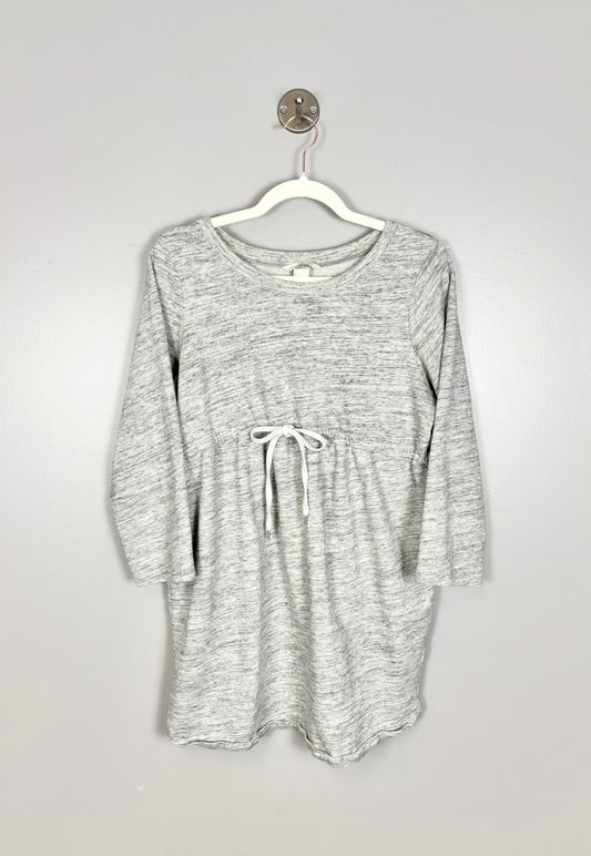 L - H & M Light Grey Sweatshirt Tunic