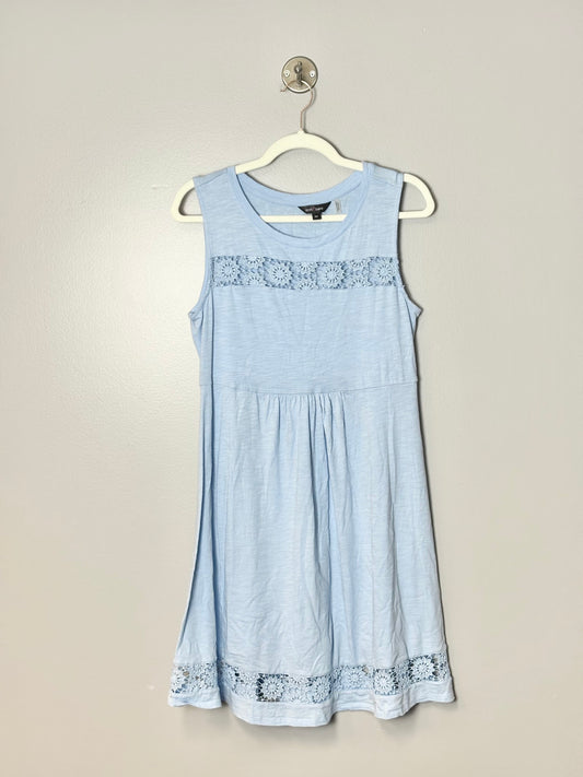M - Stork & Babe Cornflower Blue Cotton Dress