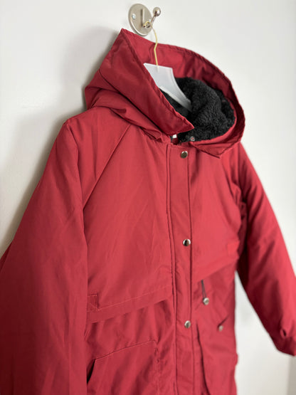 L - Maacie 3 in 1 Winter Maternity Jacket - Cranberry