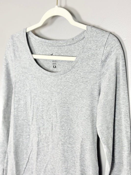 S - Thyme Long Sleeve Grey Shirt
