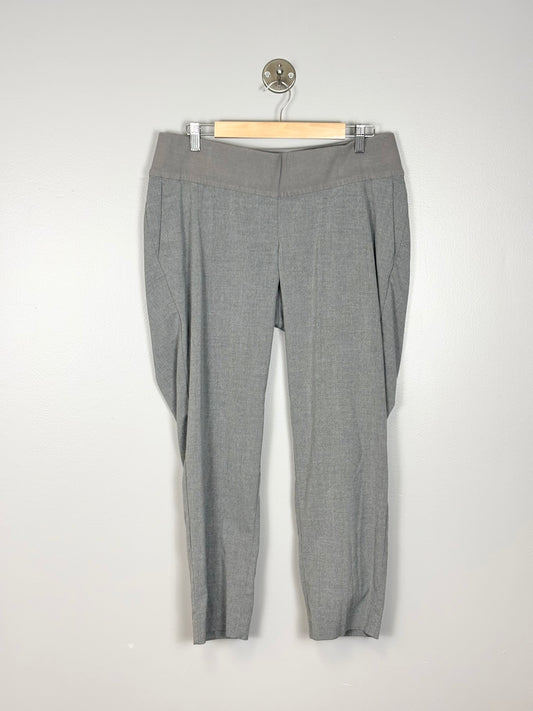 XL/Size 14 - H & M Mama Grey Crop Length Dress Pants