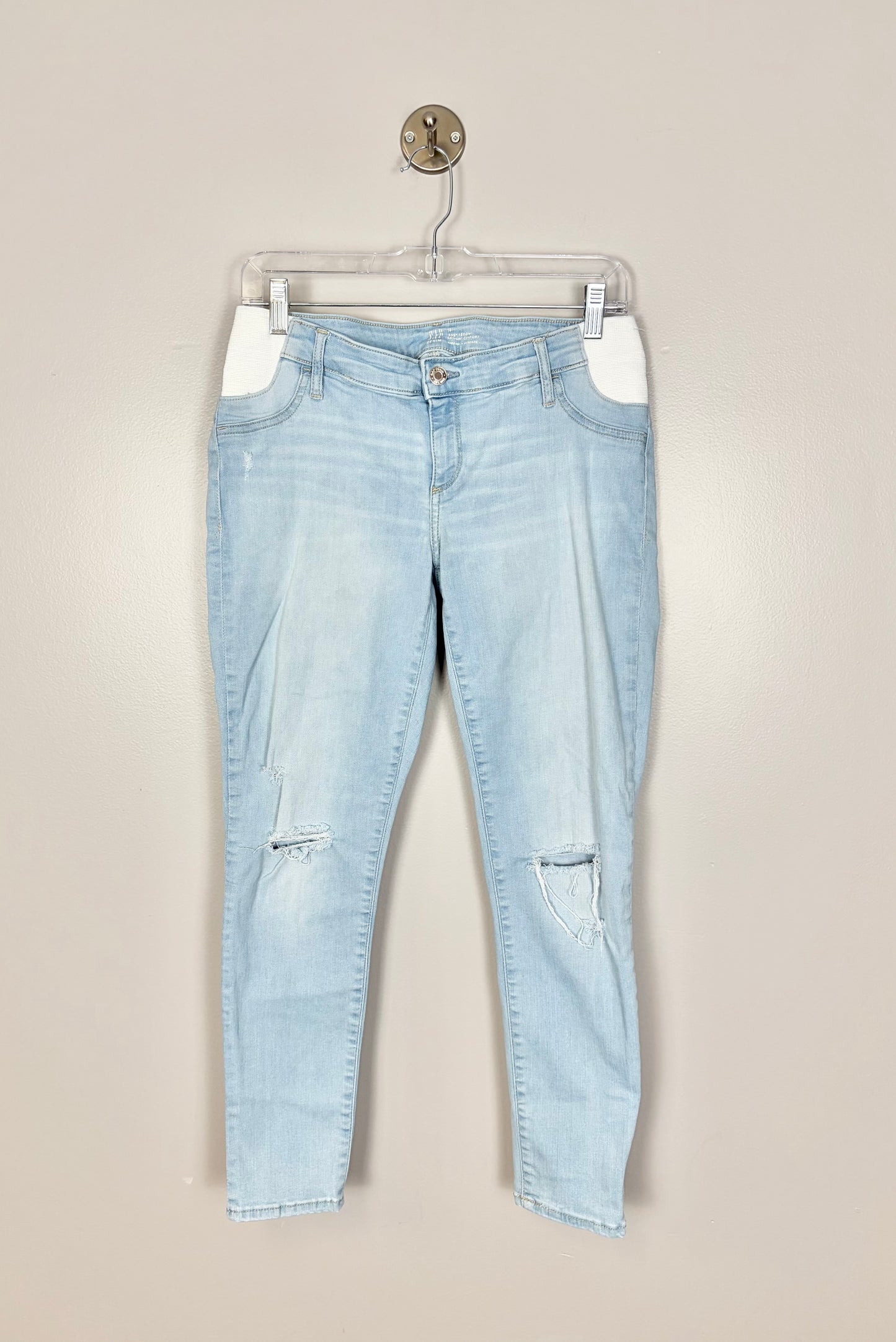 M/10 - Gap “Easy Legging” Light-wash Low Panel Denim