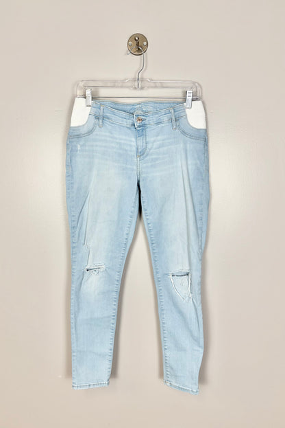 M/10 - Gap “Easy Legging” Light-wash Low Panel Denim