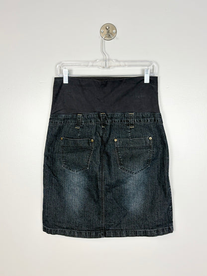 M - Thyme Darkwash Denim Skirt