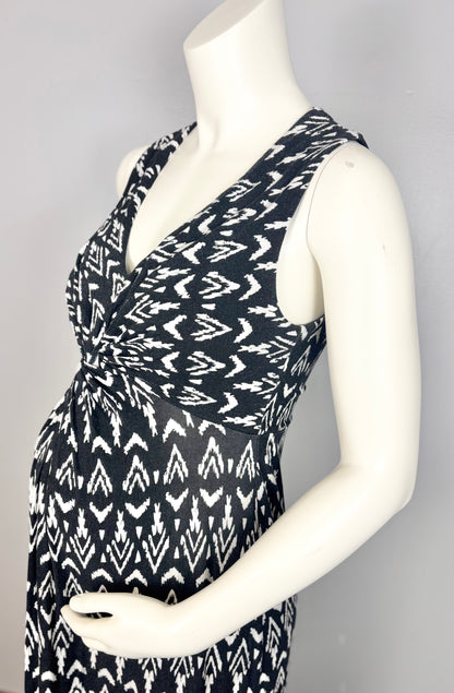 M - Mario Serrani Geometric Maxi Dress