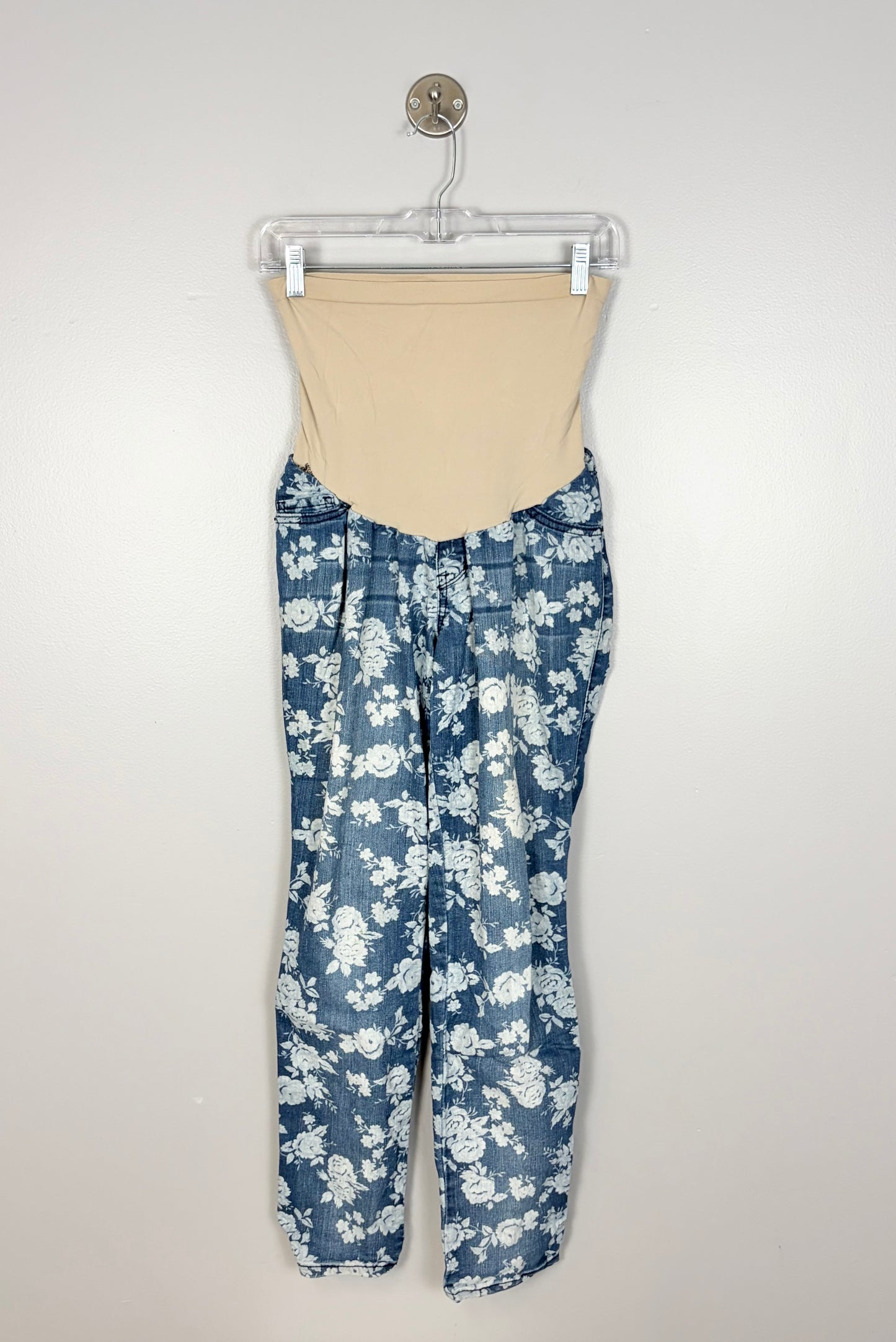 M - Fade to Blue Floral Denim