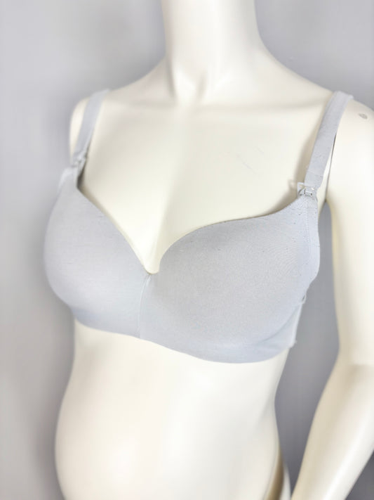 L/36C - Light Grey Nursing Bra