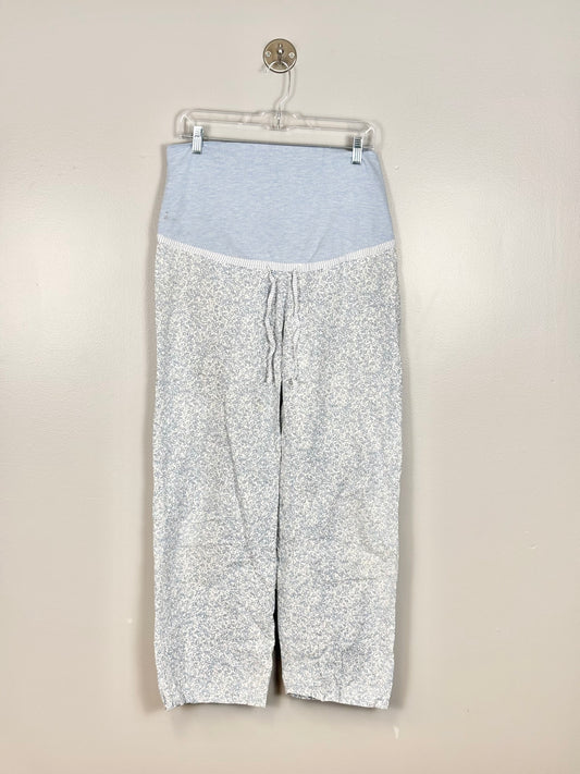 S - JoJo Maman Bébé Blue Floral PJ Pants