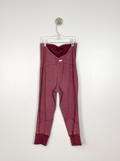 S - Athletic Works Raspberry Maternity Joggers