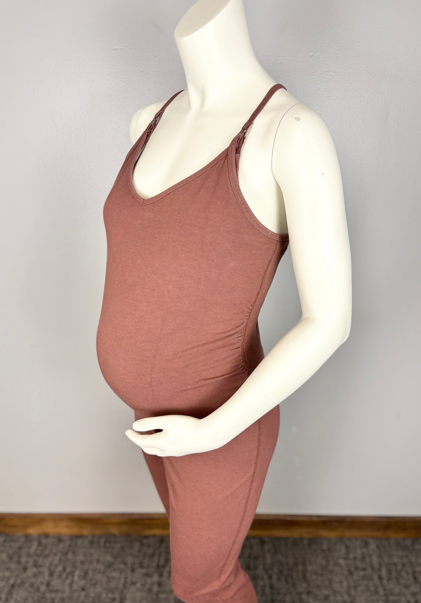 L - Old Navy Powerchill One Piece Bodysuit in Rust