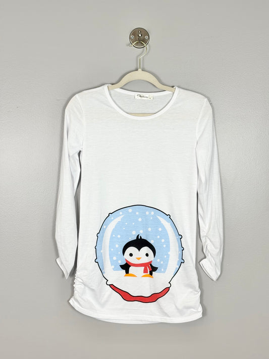 M - Penguin Long-Sleeve Fitted Shirt