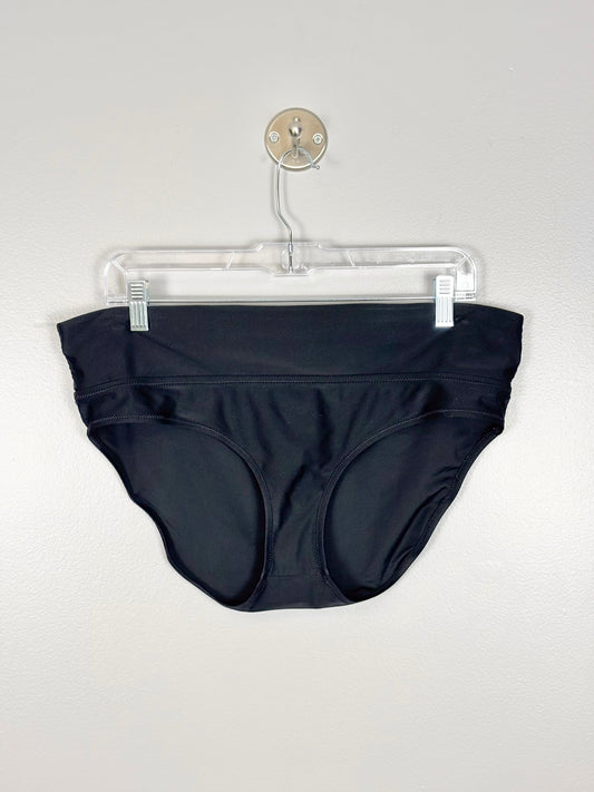 L - Thyme Basic Black Swim Bottoms