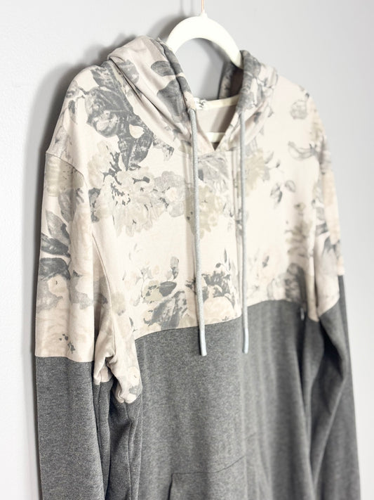 XL - Bearsland Muted Florals Nursing Hoodie