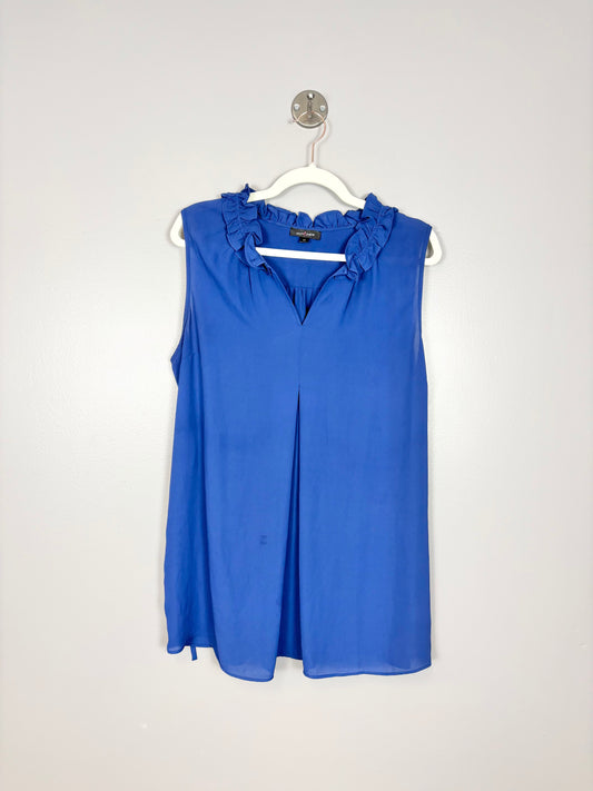 L - Stork & Babe Royal Blue Sleeveless Blouse