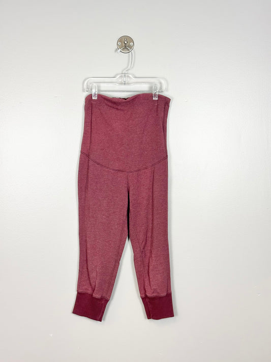 S - Athletic Works Raspberry Maternity Joggers