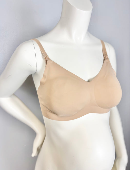 L/XL - Knix Taupe Nursing Bra