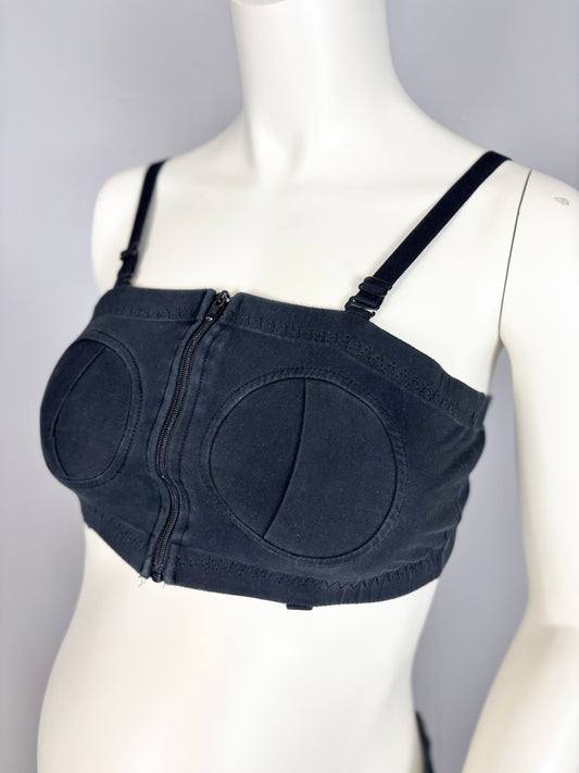 M - Black Nursing & Pumping Bra