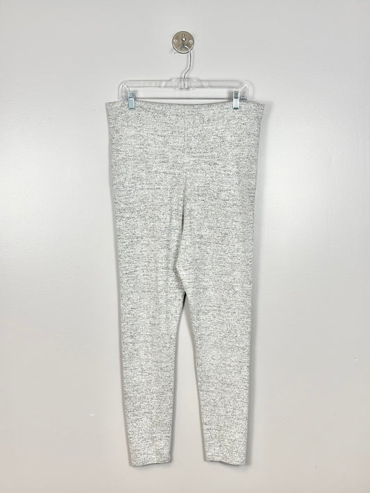 L - H & M Mama Grey Variegated Leggings