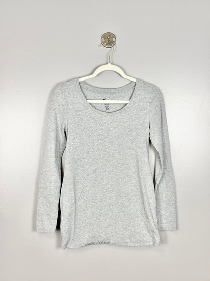 S - Thyme Long Sleeve Grey Shirt